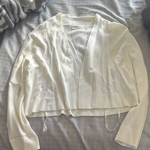 Calvin Klein Women's White Cardigan